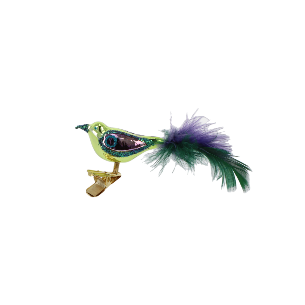 ptáček buclatý zelený